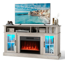 Entertainment Center For 65 Inch Tv 148Cm Fireplace Tv Stand - thumbnail 4