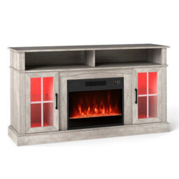 Entertainment Center For 65 Inch Tv 148Cm Fireplace Tv Stand - thumbnail 6