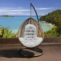 Hanging Chair Garden Swing Seat B And Q Colorado Grey Steel Swing