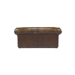 Chesterfield Handmade 1930's 2 Seater Sofa Settee Antique Gold Real Leather In Classic Style - thumbnail 9