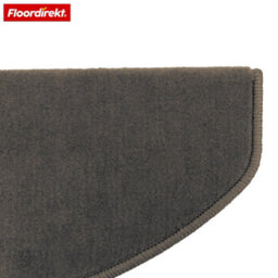 Floordirekt Vienna Self Adhesive Soft High Pile Stair Tread Mat For Indoor Stairs Semicircular Anthracite 23.5 X 65 Cm - thumbnail 5
