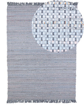 Beliani Rug Besni Grey 160 X 230 Cm Cotton - image 1