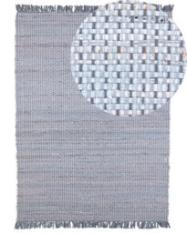Beliani Rug Besni Grey 160 X 230 Cm Cotton