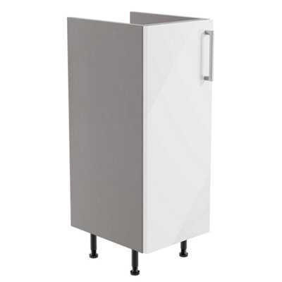 Ennis Gloss White Modern Freestanding Bathroom & Wet Room Base Unit (W)295mm (H)820mm - image 1