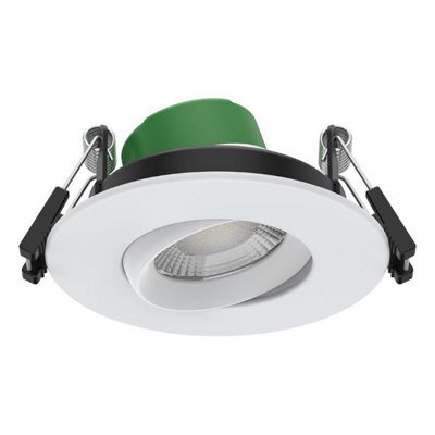 Lumineux 430860 Avon Pro 4W & 6W Fire Rated 360 Gimbal Downlight 4Cct White