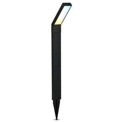 Briloner Solar Black Outdoor Bollard Light - image 1