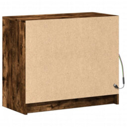 Berkfield Sideboard With Led Smoked Oak 72X34X61 Cm Engineered Wood - thumbnail 9