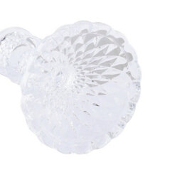 Living And Home 2 Pack Clear Ion Plating Soda Lime Glass Taper Candlestick Holders For Wedding Table Decor - thumbnail 8