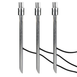 Elstead Lighting Ambleside Starter Kit Including 3 X 12V Ambient Lights And 3 X Spikes - Anodised Aluminium - thumbnail 1