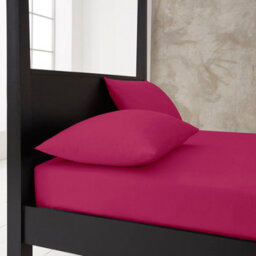 Gc Gaveno Cavailia Premium Super Soft Percale Fitted Sheet King Fuchsia