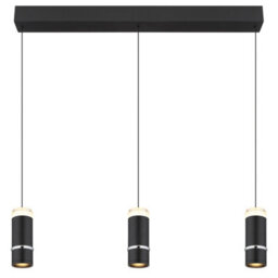 Luminosa Lighting Luminosa Alvarado Bar Pendant Ceiling Light Matt Black Led 3000K - thumbnail 3