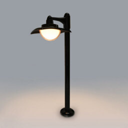 Luminosa Lighting Luminosa Isola Outdoor Bollard Black 4000K Neutral White Ip54 - thumbnail 2