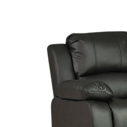 Furniture Instore Valerie Black Leather Aire 3 Piece 3+1+1 Seater Sofa Set - thumbnail 5