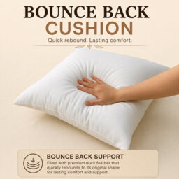ARLinens Duck Feather & Down Cushion Pads Inner Insert Scatter Fillers Hotel Quality Deep Filled Cushion - thumbnail 3