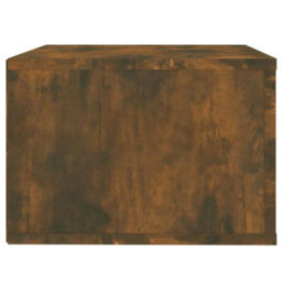 Berkfield Wall-Mounted Bedside Cabinet Smoked Oak 50X36X25 Cm - thumbnail 8