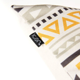 icon Indoor And Outdoor Waterproof Filled Cushion Set Of 4 Ochre Yellow Weatherproof - thumbnail 4