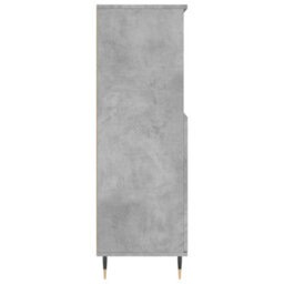 Berkfield Highboard Concrete Grey 60X36X110 Cm Engineered Wood - thumbnail 7