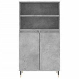 Berkfield Highboard Concrete Grey 60X36X110 Cm Engineered Wood - thumbnail 6