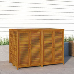 Berkfield Garden Storage Box 140X87X104 Cm Solid Wood Acacia - thumbnail 4