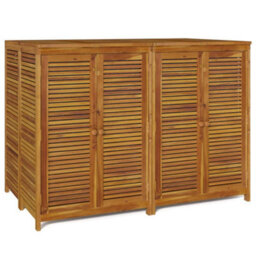 Berkfield Garden Storage Box 140X87X104 Cm Solid Wood Acacia - thumbnail 2
