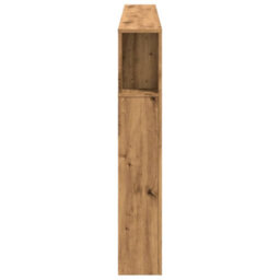 Berkfield Led Headboard Artisan Oak 180X18.5X103.5 Cm Engineered Wood - thumbnail 7