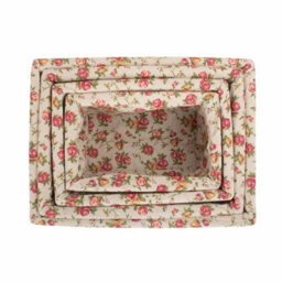 Red Hamper St018R Wicker Set Of 4 Double Steamed Garden Rose Willow Storage Baskets - thumbnail 4