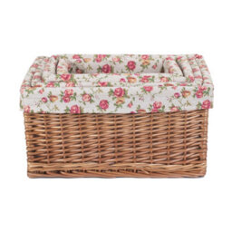 Red Hamper St018R Wicker Set Of 4 Double Steamed Garden Rose Willow Storage Baskets - thumbnail 3