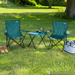 Trail Outdoor Leisure Trail Teal Folding Camping Chair Lightweight Portable With Cup Holder Fishing Outdoor - 2 Pack - thumbnail 2