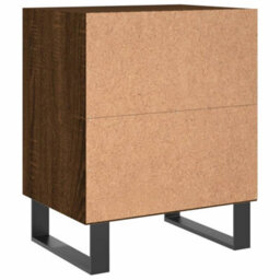 Berkfield Elegant Bedside Cabinets 2 Pcs Brown Oak 40X30X50 Cm Engineered Wood - thumbnail 7