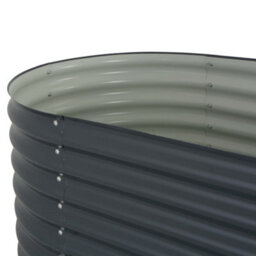 Berkfield Garden Raised Bed 160X80X81 Cm Galvanised Steel Grey - thumbnail 6