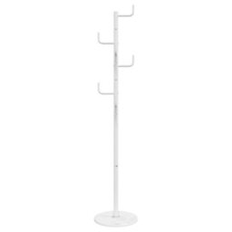 Vidaxl Coat Stand White 183 Cm Powder-Coated Iron - thumbnail 6