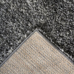 "Bravich Grey Thick Shaggy Rug - California - 200X290Cm (6'8""x9'7"")" - thumbnail 3