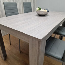 Kosy Koala Modern Grey Rectangle Dining Table Set With 4 Grey Chairs Dining Room Furniture Set - thumbnail 6