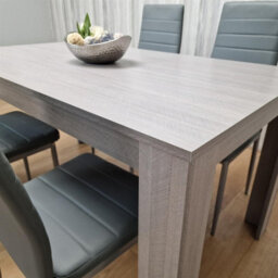 Kosy Koala Modern Grey Rectangle Dining Table Set With 4 Grey Chairs Dining Room Furniture Set - thumbnail 9
