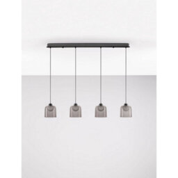 Luminosa Lighting Luminosa Dione Bar Pendant Ceiling Light Sandy Black, Smokey Led 20W 800Lm 3000K - thumbnail 3