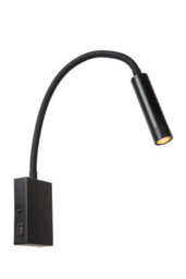 Lucide Alec - Wall Spotlight - Led - G9 - 1X3W 2700K - Black