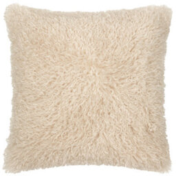 Furn. Rowan Faux Fur Natural Cushion Cover - thumbnail 1