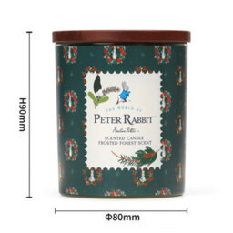Peter Rabbit™ Frosted Forest Scented Candle 1 Wick Wood Lid 30Hr Burn Gift - thumbnail 5