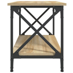 Berkfield Industrial Side Table Sonoma Oak 55X38X45 Cm Engineered Wood - thumbnail 5