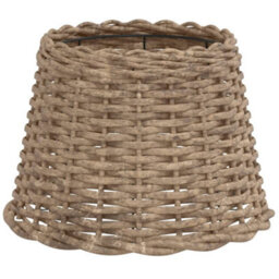Vidaxl Lamp Shade Brown 30X20 Cm Wicker Lamp Shades - thumbnail 1