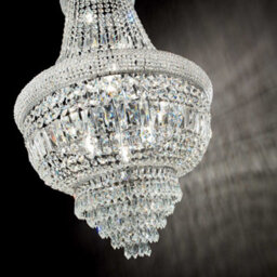 Luminosa Lighting Luminosa Dubai Indoor Ceiling Chandelier Pendant Lamp 24 Lights Chrome, E14 - thumbnail 2