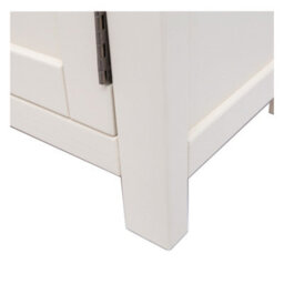 Cabinet Bits Maggiori Off White 2 Door Tv Cabinet Brass Knob - thumbnail 6
