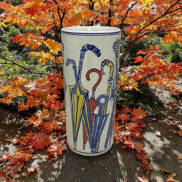 Minster 18 Inch Coloured Design Umbrella Stand - L20 X W20 X H46 Cm - thumbnail 3