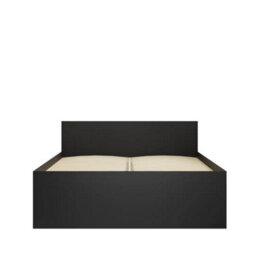 Arte Maxione Mx-04 Bed Frame Eu King - Black, Sleek Modern Bed With Slats - thumbnail 5