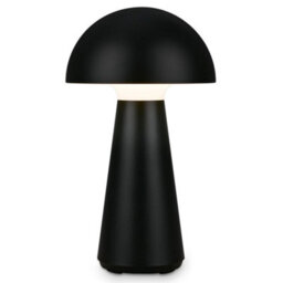 Briloner Battery Powered Black Dimmable Rechargeable Table Lamp - thumbnail 1
