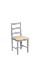 Lassic Vida Designs Yorkshire 4 Seater Dining Set, Grey & Pine - thumbnail 5