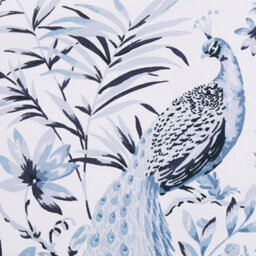 Beliani Duvet Cover Set Ballard Sateen Cotton 155 X 220 Cm Blue - thumbnail 7