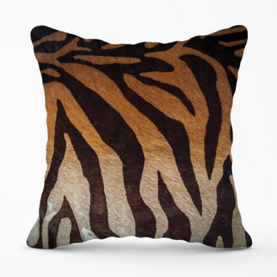 Warren Reed Designer Tiger Skin Print Cushions 60Cm X 60Cm - image 1