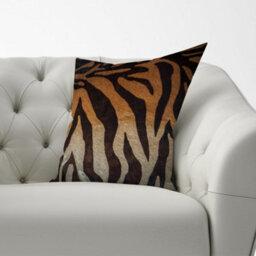 Warren Reed Designer Tiger Skin Print Cushions 60Cm X 60Cm - thumbnail 2