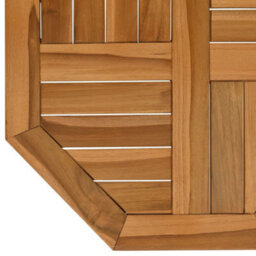 Berkfield Table Top 50X50X2.5 Cm Octagonal Solid Wood Teak - thumbnail 6